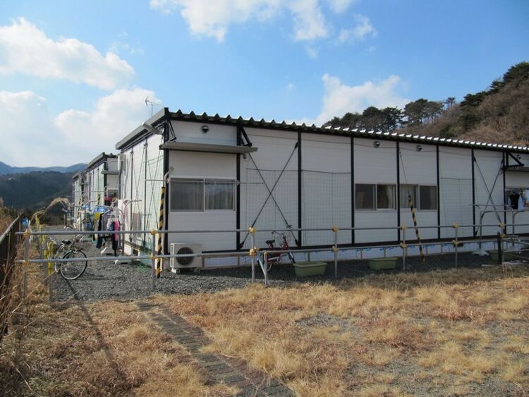 Временные жилища в Камаиси.